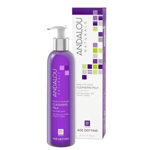 Andalou Women's Age Defying Apricot Probiotic Cleansing Milk 6oz Dry Skin